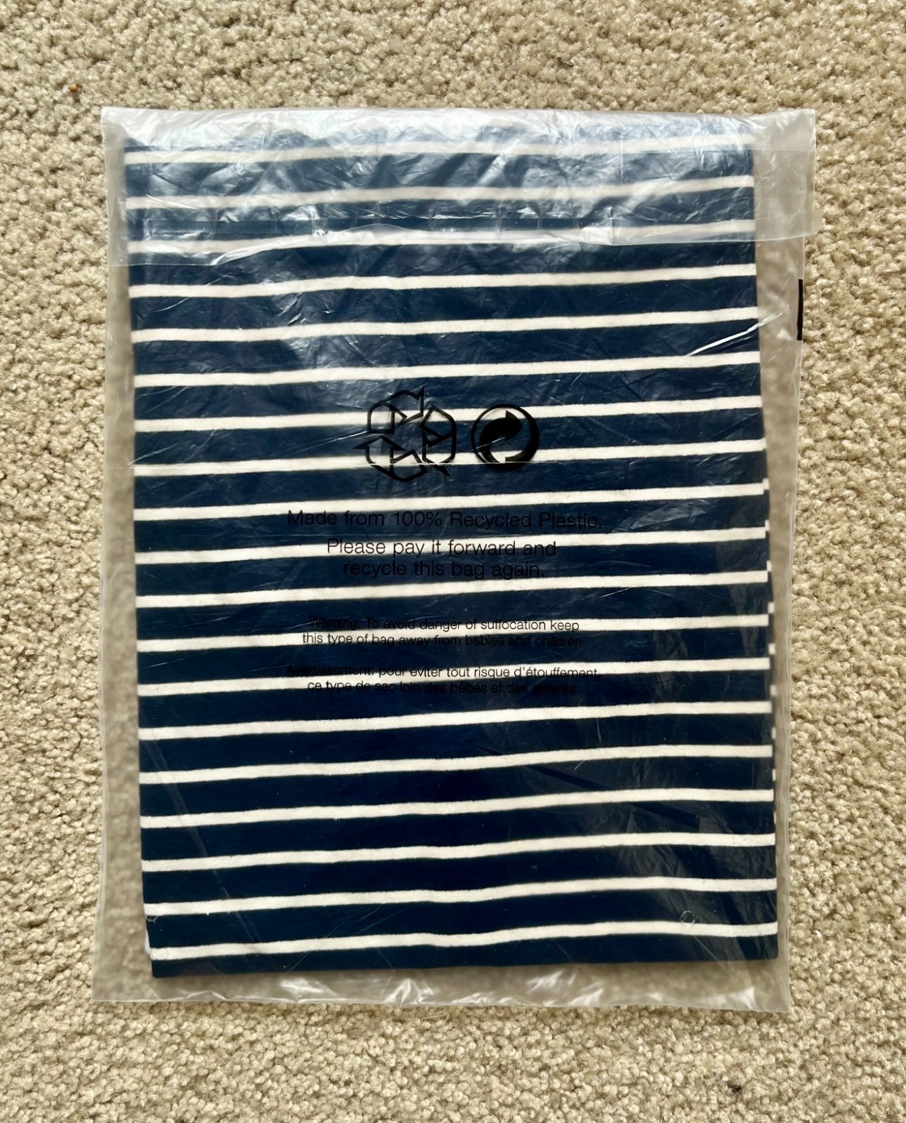 NEW in Bag Todd Snyder Issued By Japanese Nautical Navy Blue Striped Tank Top L gallery