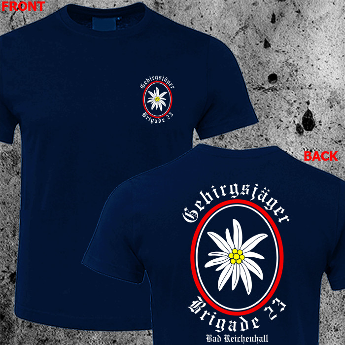 NEW German Army Gebirgsjäger Brigade 23 Alpine Mountain Troups T-shirt