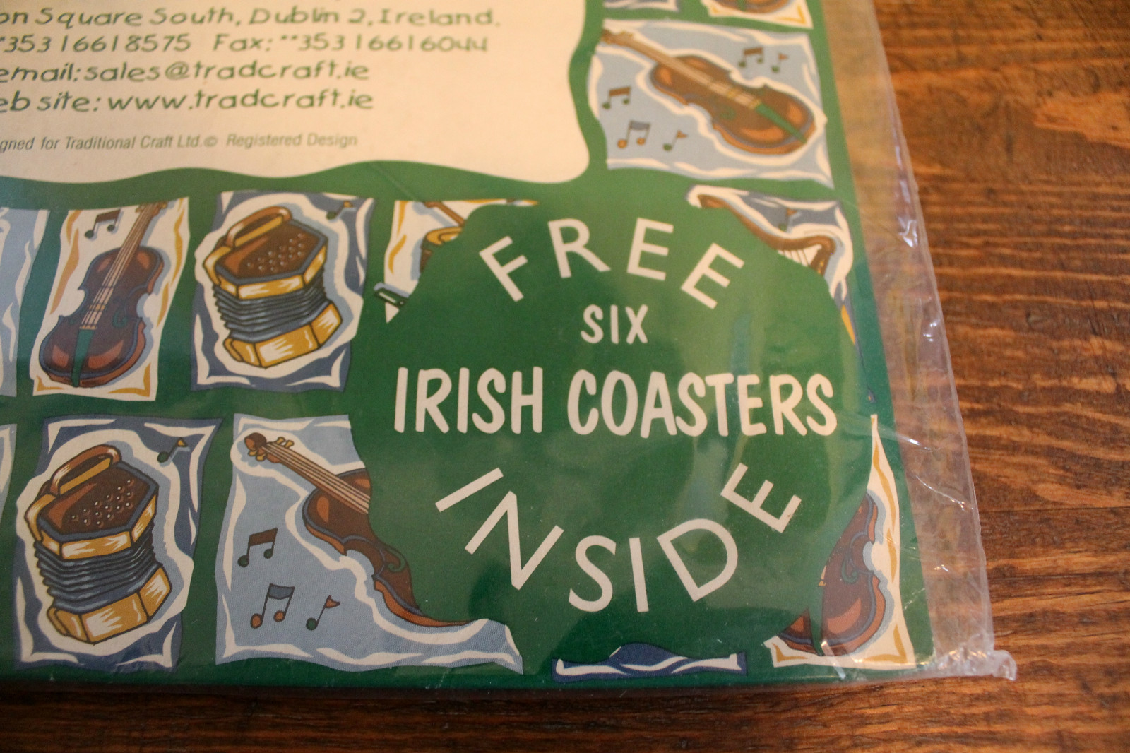 Irish Celtic Ireland T Shirt NIP By Traditional Craftwear XXL 6 Free Coasters gallery