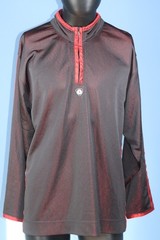 Vintage Air Jordan L/S Pullover 1/4 Zip Jacket Oversized Sz Small Chest 44″ 90s