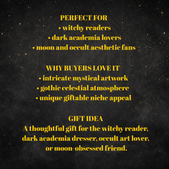 Witchy Spell Book Tee, Dark Academia Gothic Moon, Celestial Occult Graphic