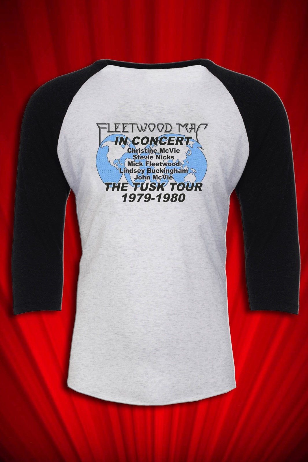 Tusk 1979-80 Vintage Tour jersey T-SHIRT Go Your Own Way gallery