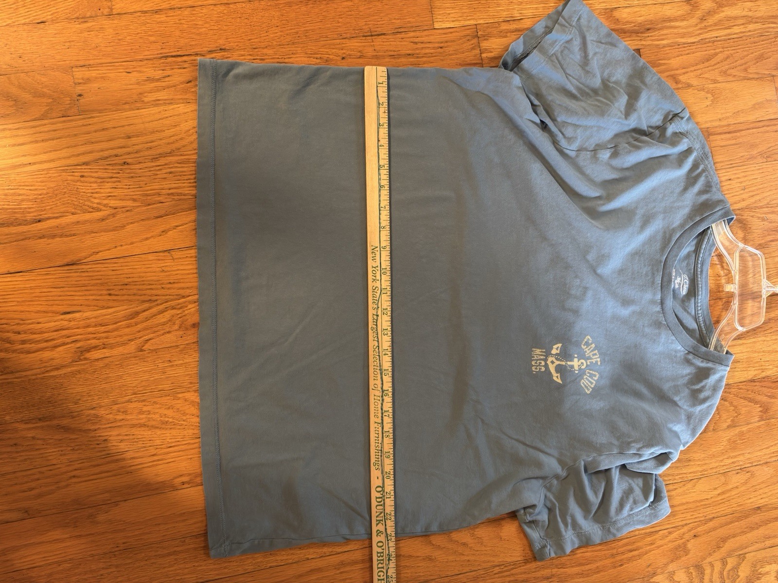 Cape Cod Unisex J Crew Short Sleeve T-shirt, Size XL, Great Condition, Blue gallery