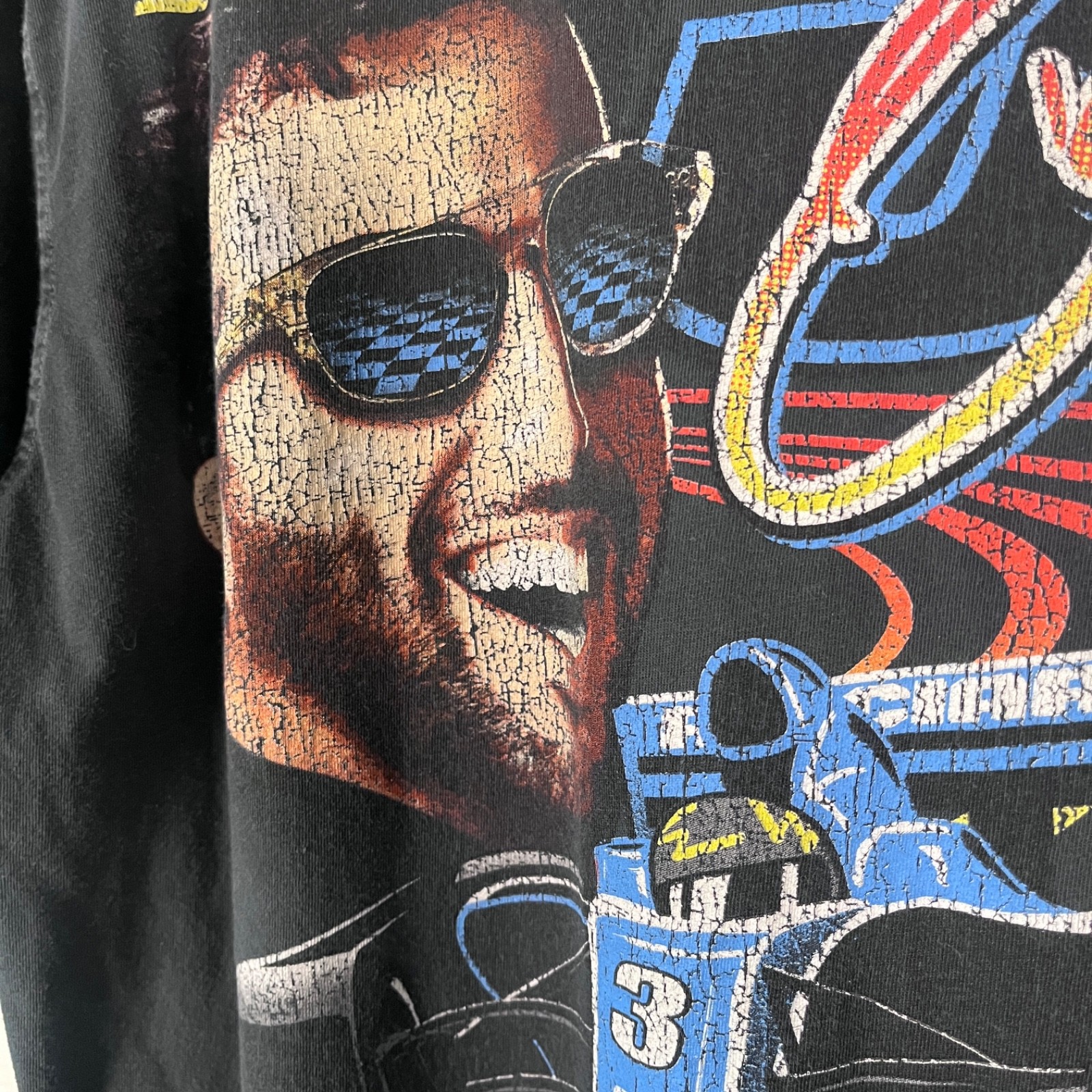 Daniel Ricciardo Formula 1 T Shirt Size Large Faded Black Vintage Style AOP Car gallery