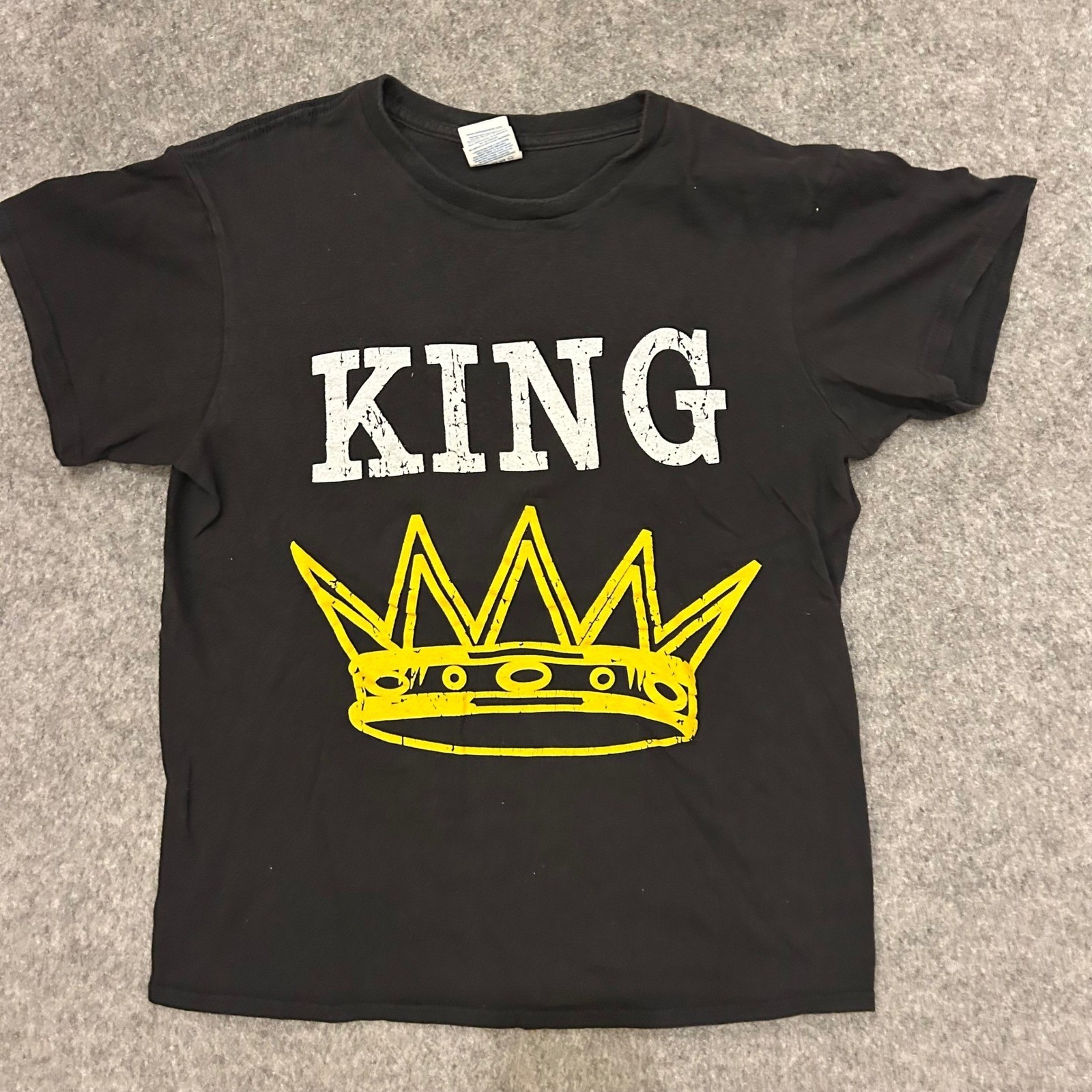 Delta Pro Weight King Crown Graphic Streetwear Grunge T Shirt Adult Small gallery