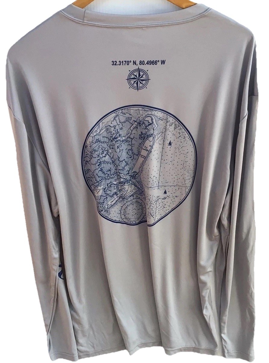 Long Sleeve Fishing Shirt,Microfiber,UPF Sun Protection,XL……A21.A gallery