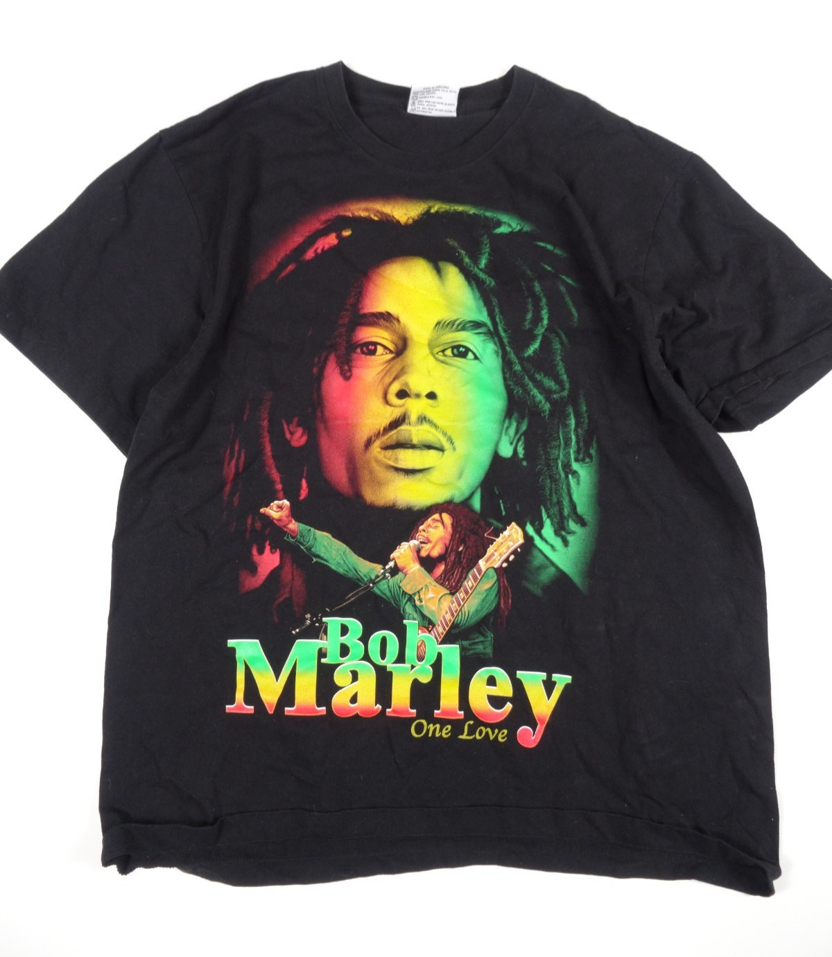 Vintage Bob Marley Rap Tee XL Single Stitch Reggae Rasta The Roxx