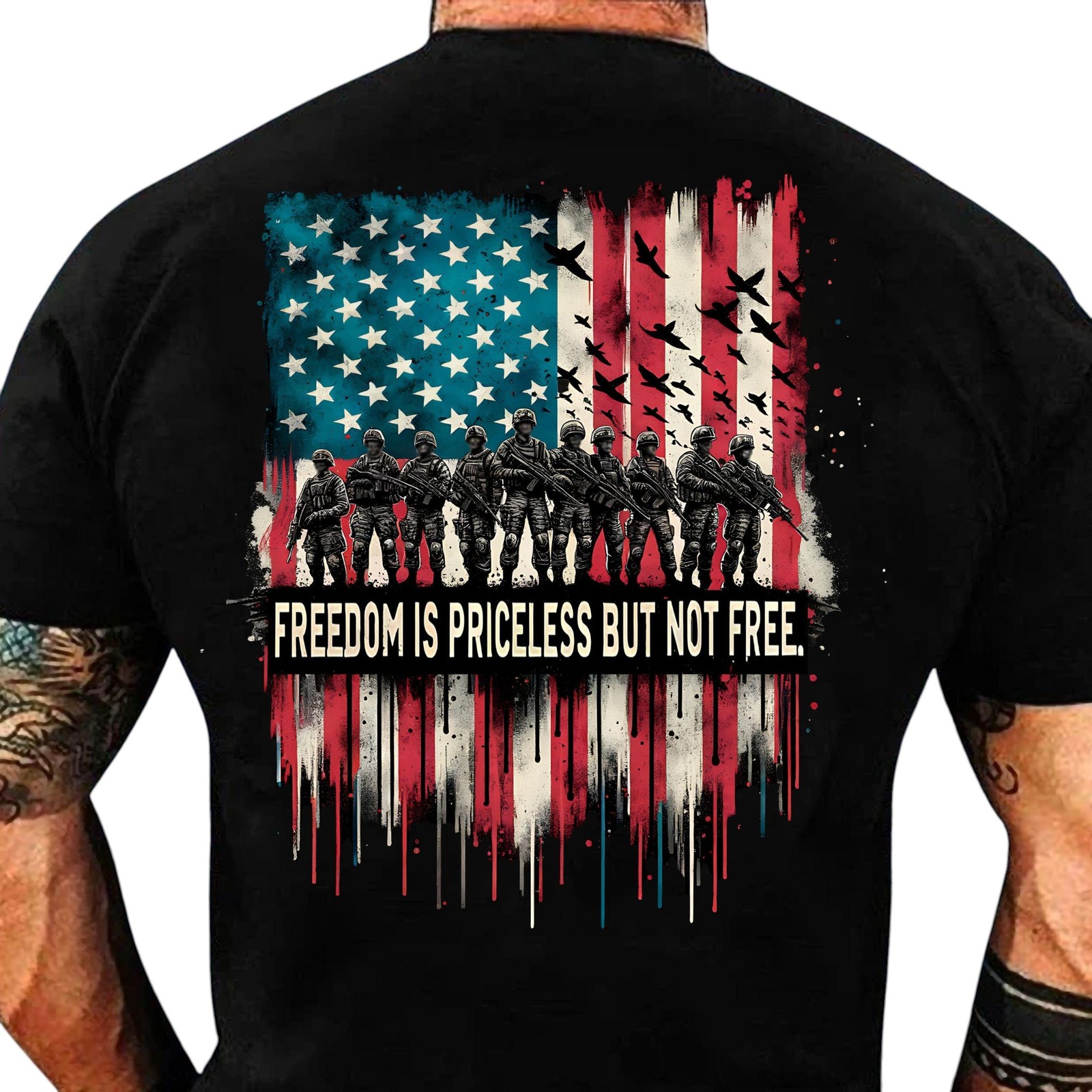 Freedom Is Priceless But Not Free PNG Sublimation Design Memorial Day Png Veter gallery