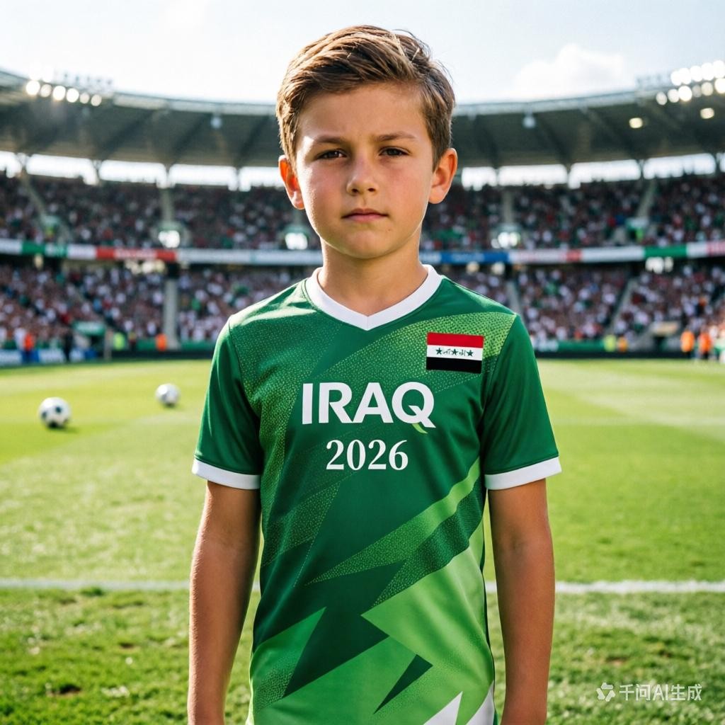 Iraq 2026 Soccer Jersey T-Shirt for Kids & Adults Breathable Casual Wear gallery