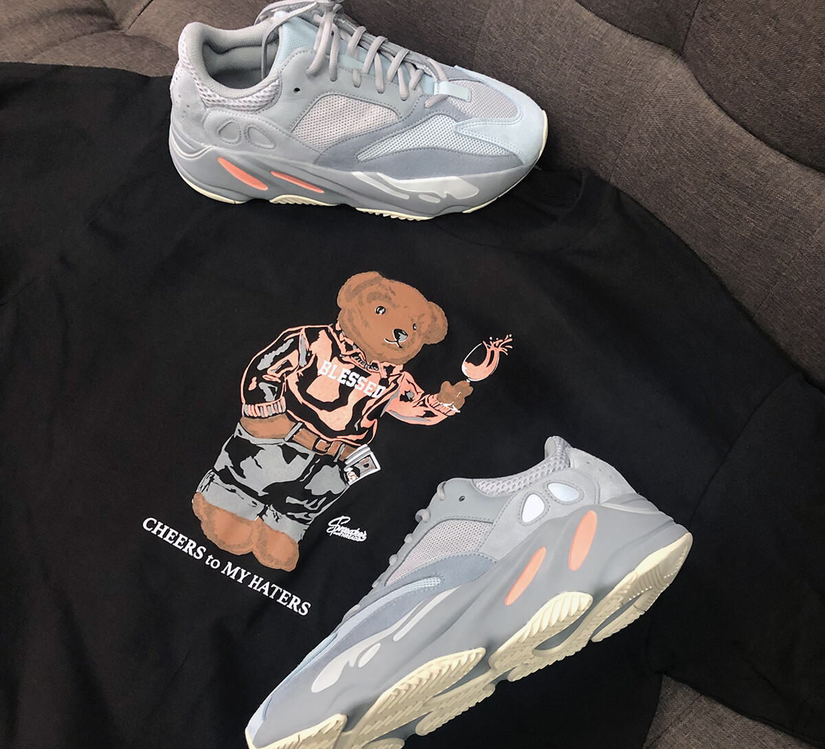 Shirt To Match Yeezy 700 Inertia – Cheers Bear Shirt