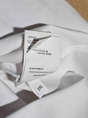 Heavyweight 240G Oversized Blank White T-Shirt Boxy Drop Shoulder Streetwear Tee