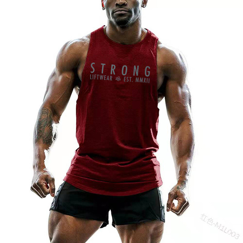 Mens Tank Tops Gym Muscle Tee Fitness Workout Bodybuilding Shirt Sleeveless Vest gallery