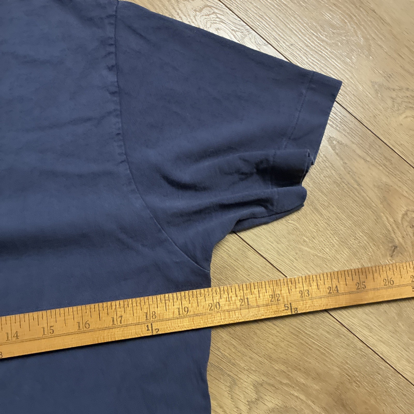Dehen 1920 Heavy Duty Tee M T Shirt Made In USA Blue Fade Knitting Co Portland gallery