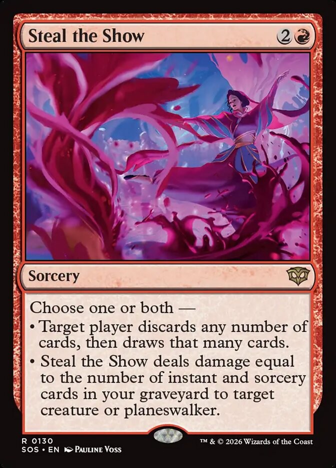 MTG Secrets of Strixhaven R Steal the Show #0130