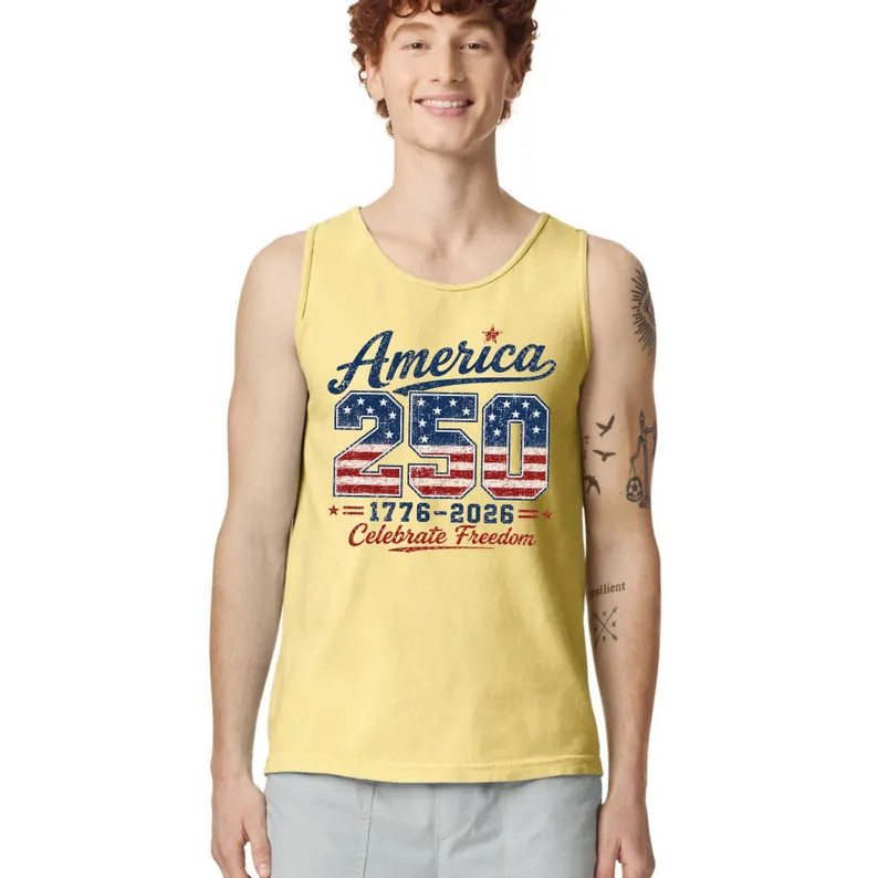 America 250 Years Independence Patriotic Tank Top gallery