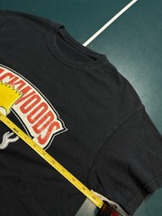 Bart Simpson Backwoods Smoking T Shirt Men’s Medium Black Streetwear Hypebeast