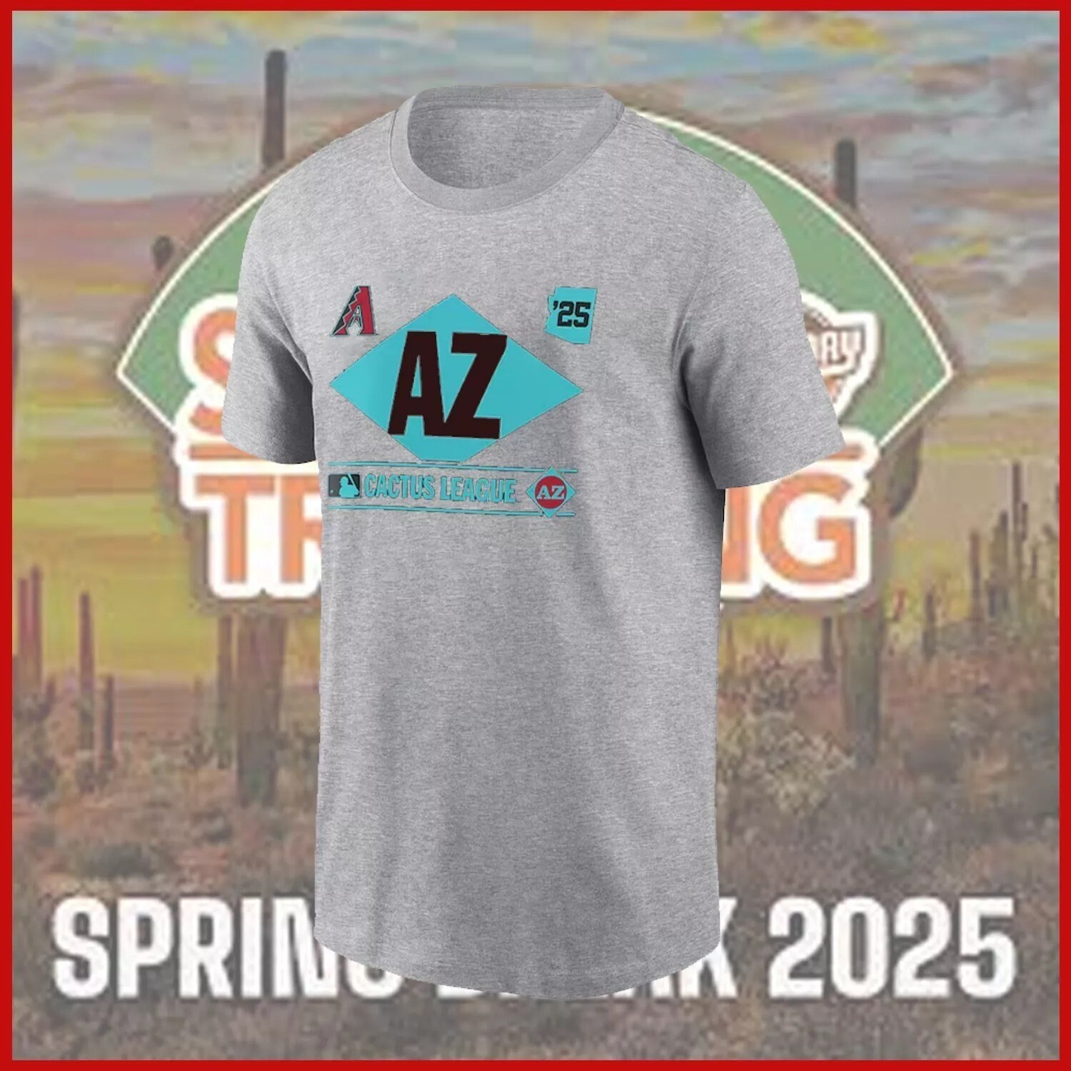 Arizona Diamondbacks 2025 Spring Training Cactus League True Icon Shirt gallery