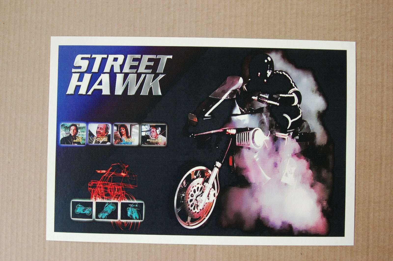Street Hawk Lobby Card Size TV Show Promotional Poster