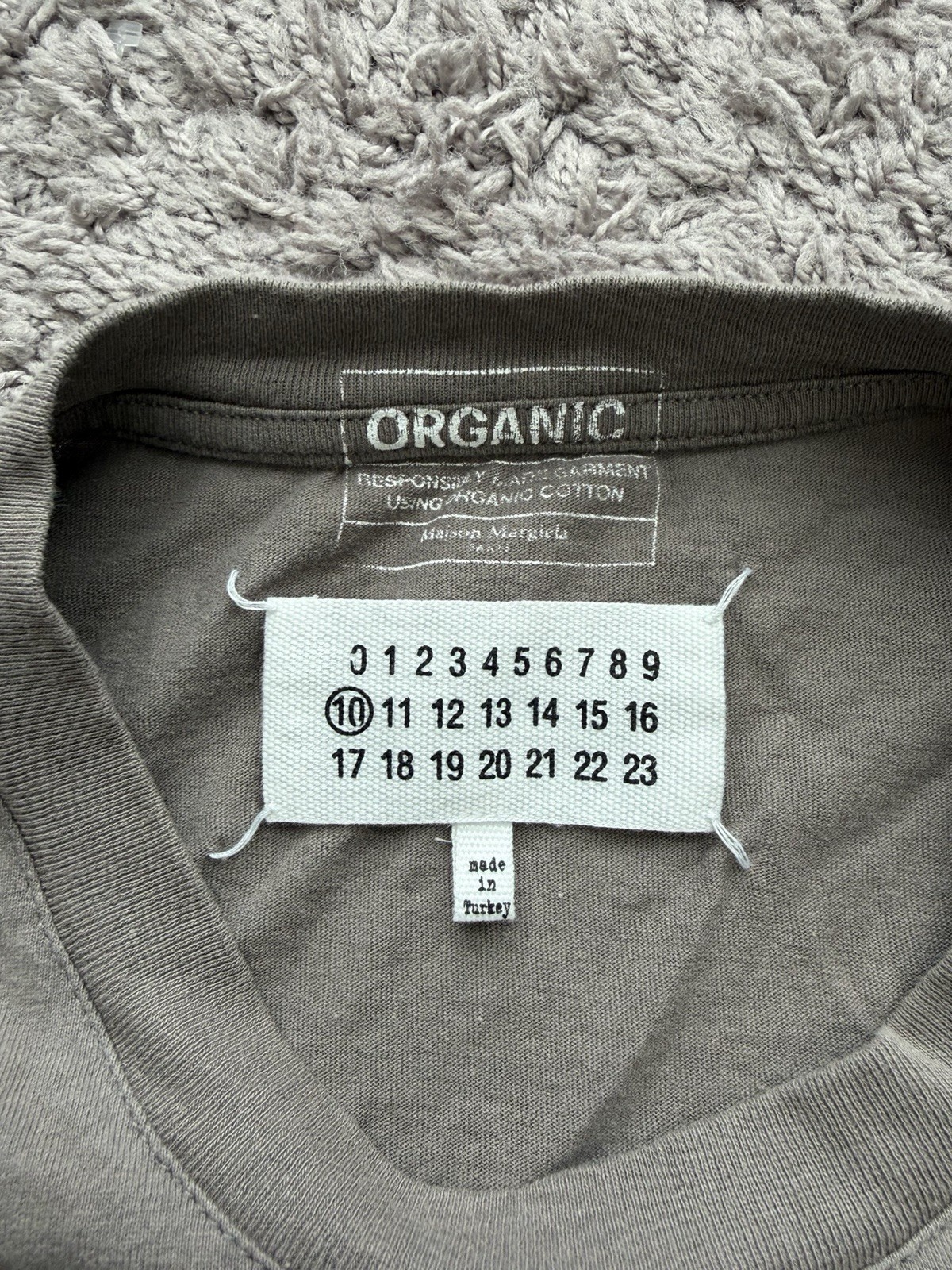 Maison Margiela T Shirt Crew Neck Short Sleeve Men's Size Small Gray gallery