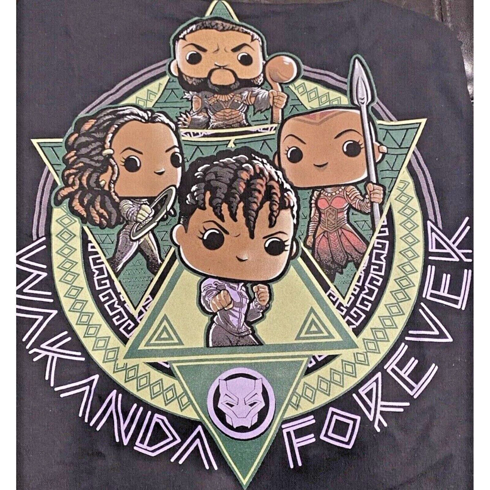 Funko Tees Black Panther Wakanda Forever Marvel Collector Corps Size X-Large