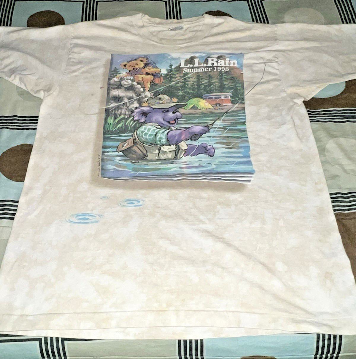 Vintage 1995 Liquid Blue Grateful Dead L.L. Rain/L.L. Bean XL shirt (rare) gallery