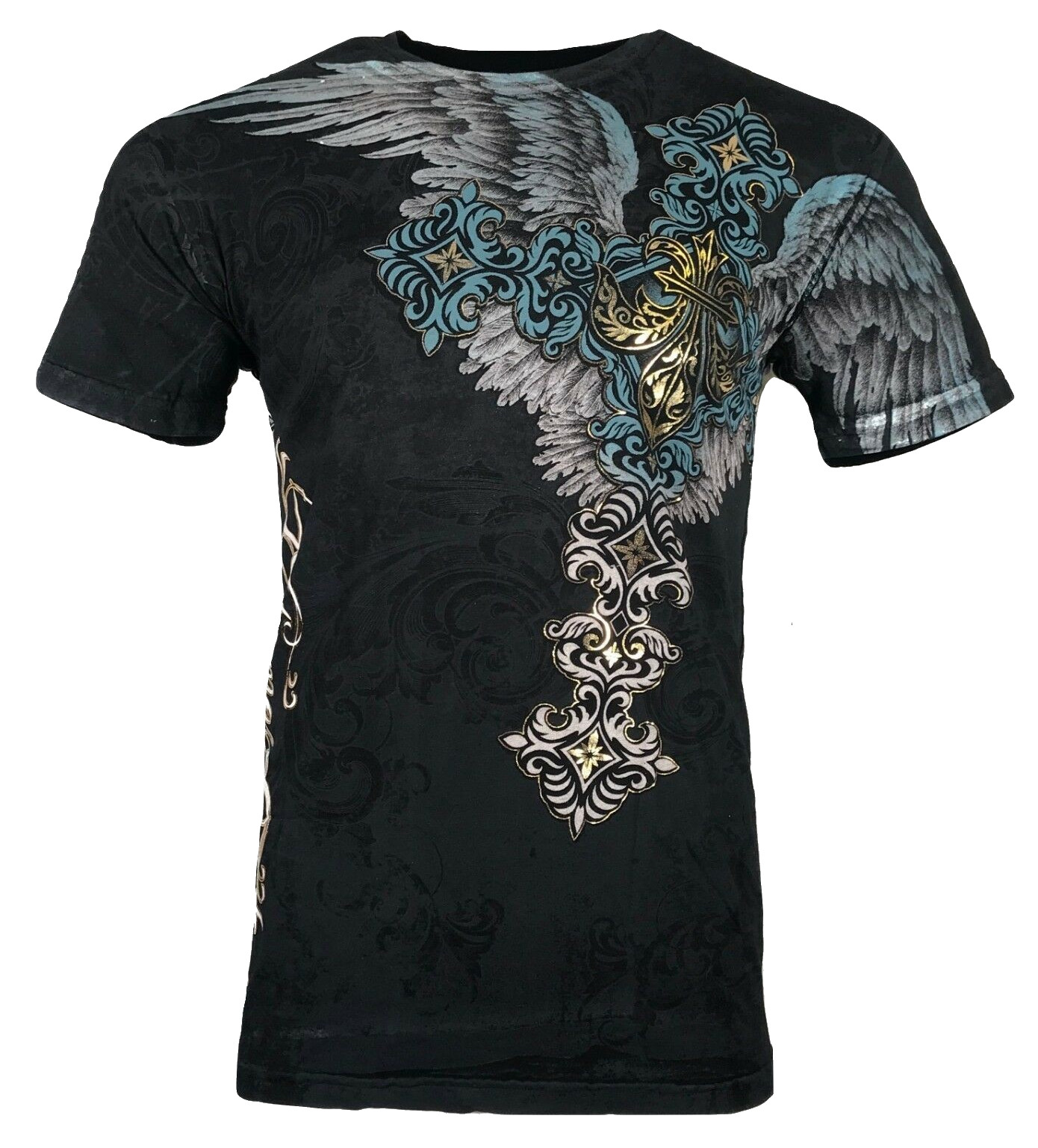 Xtreme Couture By Affliction Men's T-Shirt SINNERS Tattoo Biker Black gallery