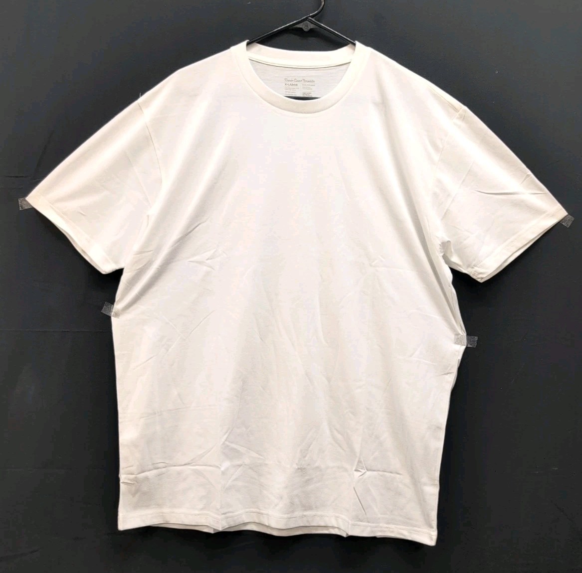 Fresh Clean Threads Crew Neck Short Sleeve Men’s T Shirt XL White WHI-C-XL
