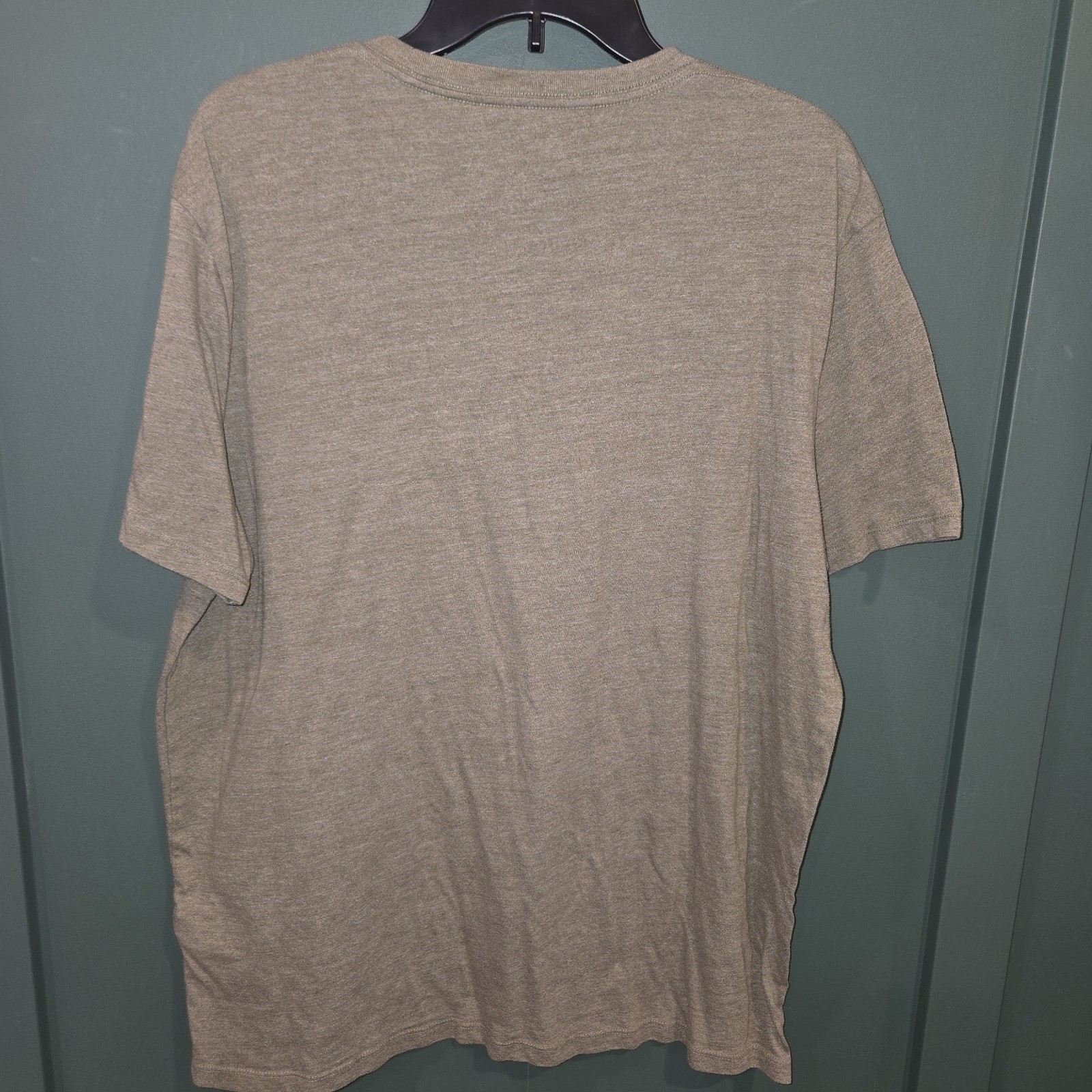 VTG Y2K Lucky Brand T Shirt Mens XL Army Green "American To The Core" Soft gallery