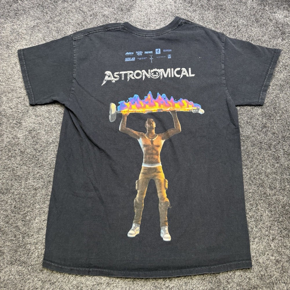 Travis Scott x Fortnite x Cactus Jack Astroworld Back Bling T-shirt Men’s Small