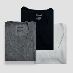 Men 100% Cotton Tank Tops Value 6-Pack Breathable Undershirts Gym Everyday Wear!