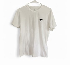 Birddogs Men’s Top White M Palm Leaf Cotton Spandex Blend Graphic T-Shirt Preppy