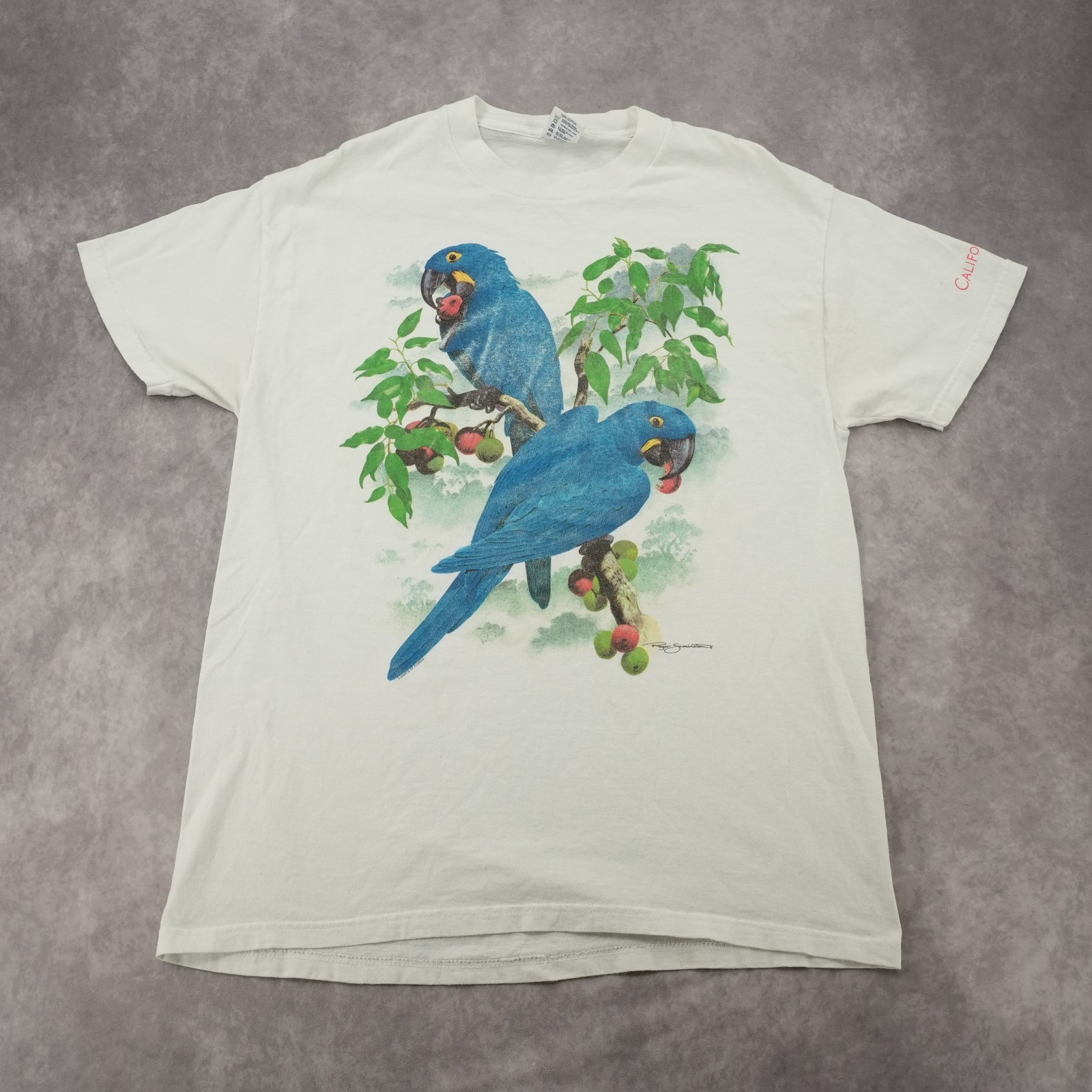 Vintage Delta Pro Weight Vintage Blank T-Shirt Mens L