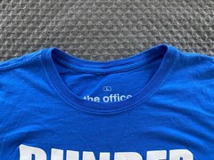 Ripple Junction The Office Dunder Mifflin Adult T Shirt Blue Large Casual Comedy