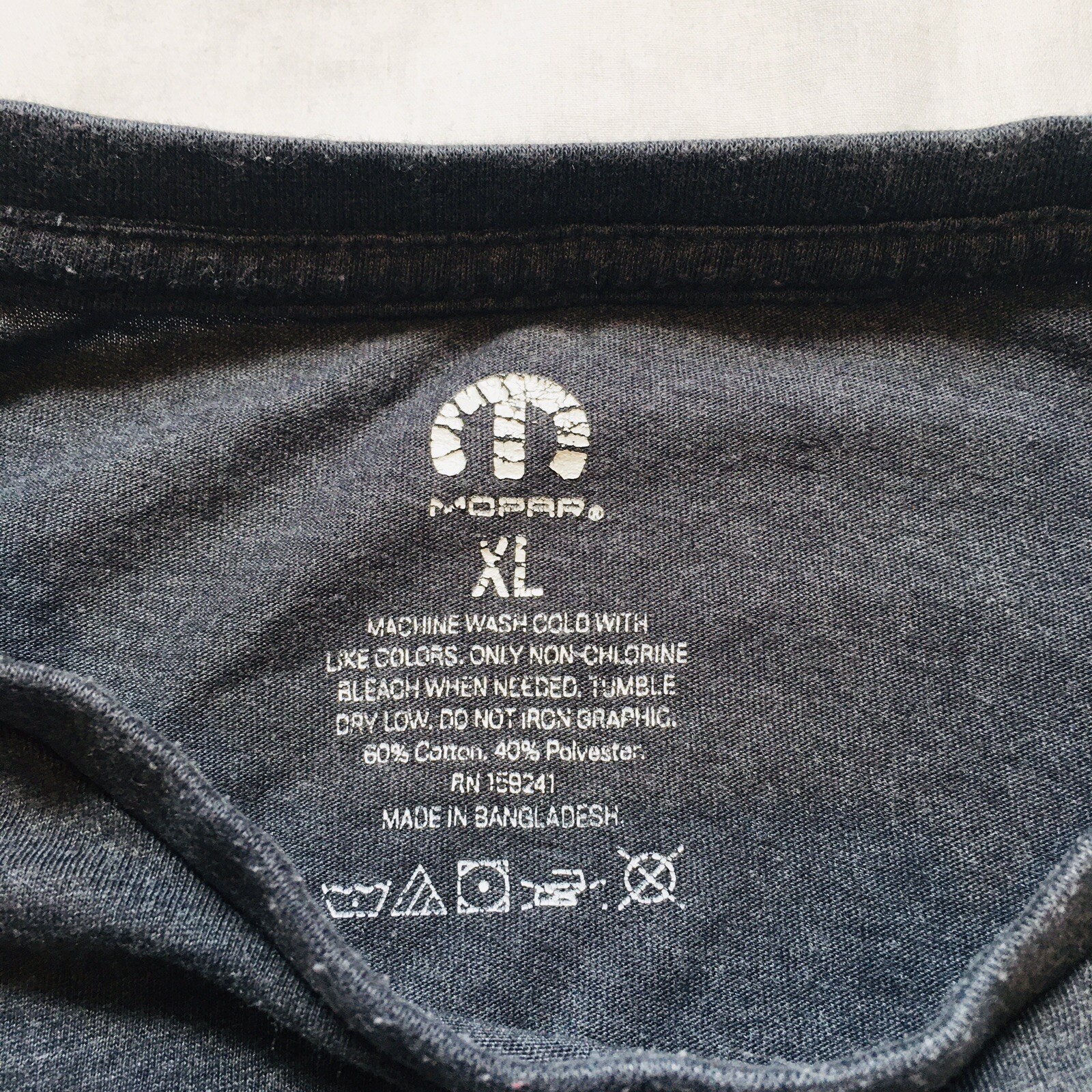 Mopar T Shirt Size XL Gray Licensed gallery