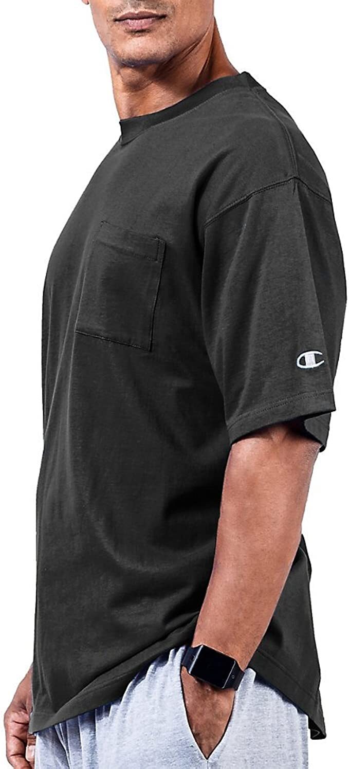 Champion Big & Tall Men's Jersey Pocket T-Shirt, Sizes LT - 6XL, Color Options gallery