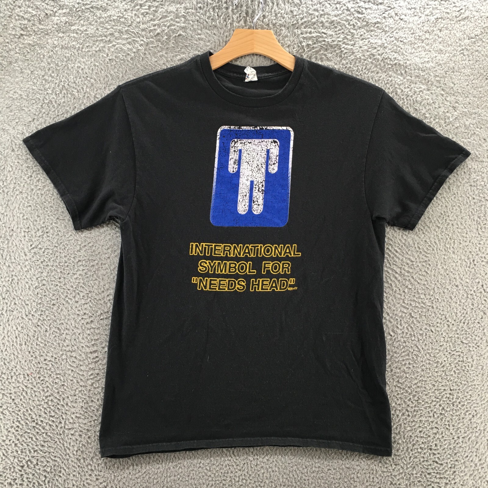 Delta Pro Weight International Symbol For Needs Head Short Sleeve Tee Shirt Mens gallery