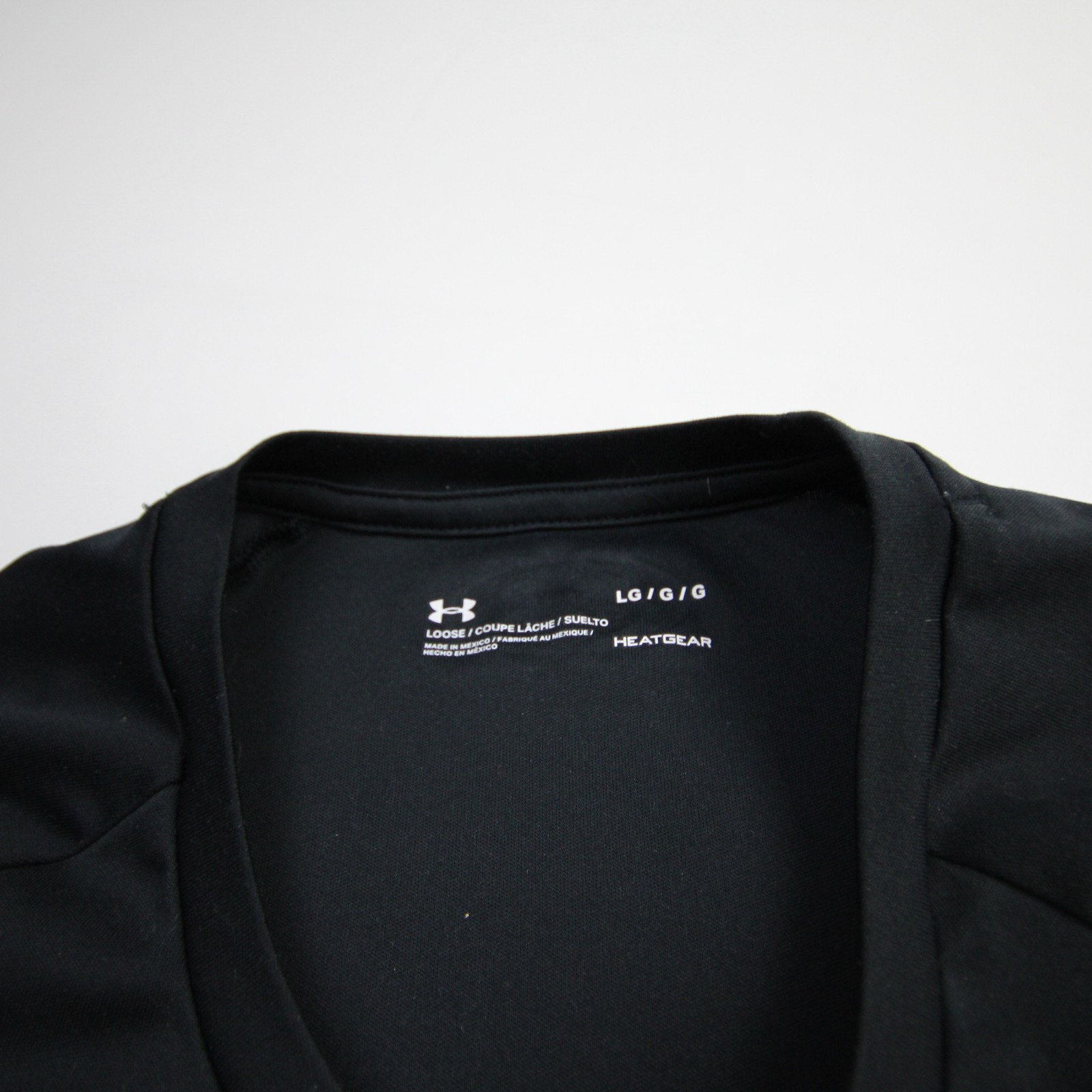 Under Armour HeatGear Short Sleeve Shirt Men's Black Used L gallery