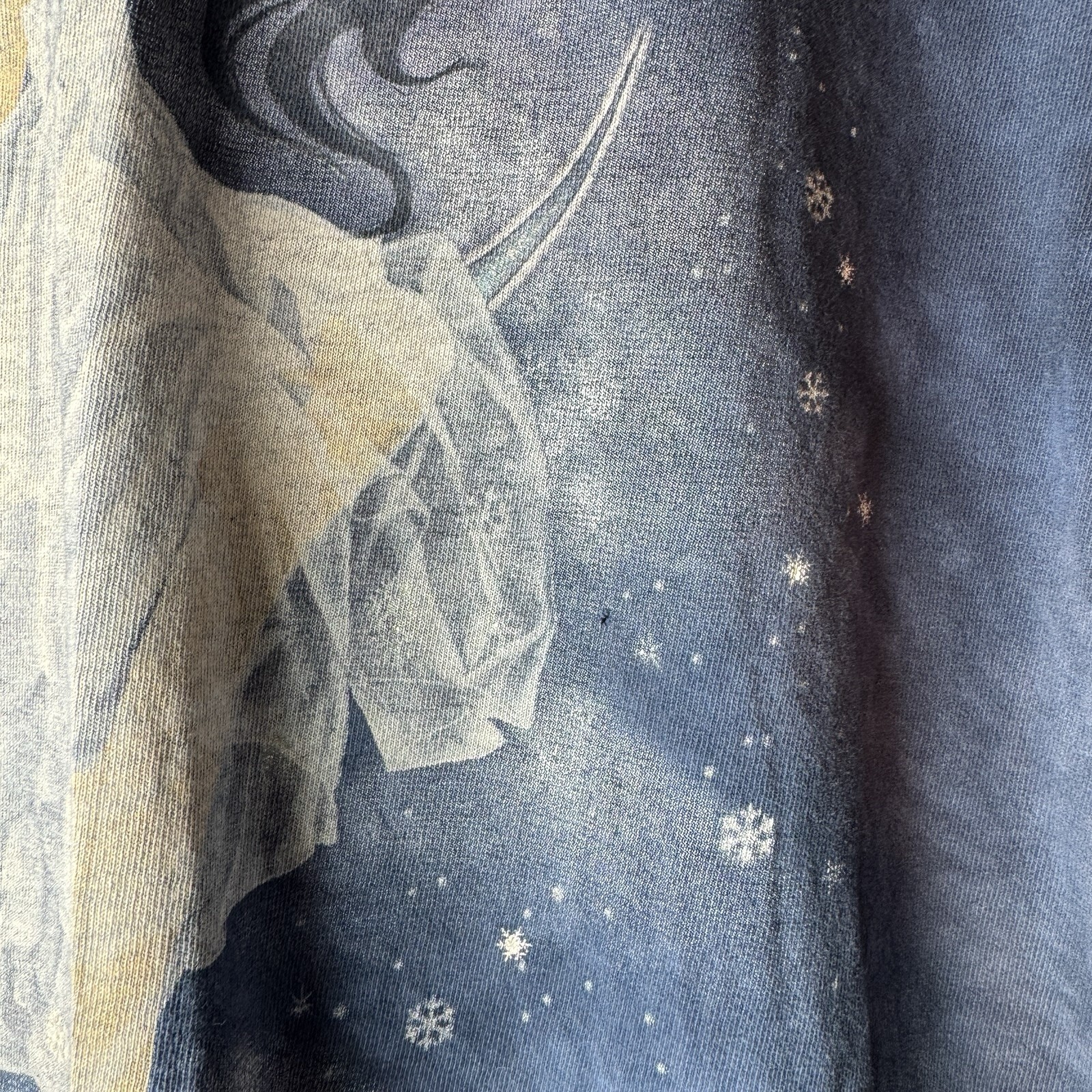 VTG The Mountain Moon Fairy Elf T-shirt Adult 2XL Blue Tie-Dye Pixie Fairycore gallery