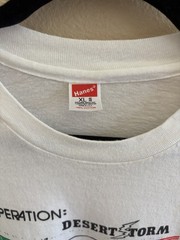 Desert Storm 1991 Letter From Kuwait Military Art Graphic Hanes T-Shirt Men’s L
