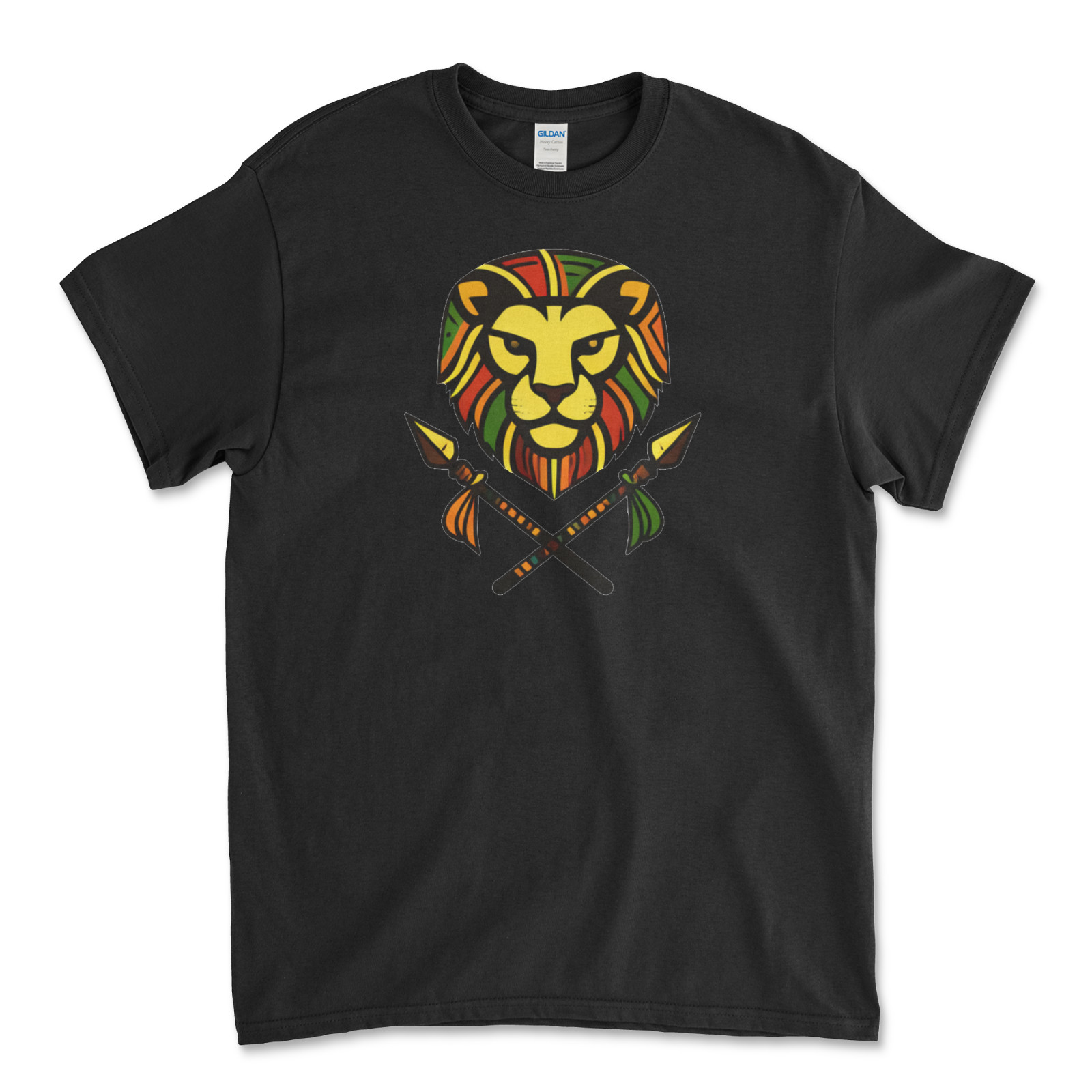 Custom T-Shirt African Lion/ Unisex Soft Style T-Shirts, Gildan Heavy- Cotton gallery