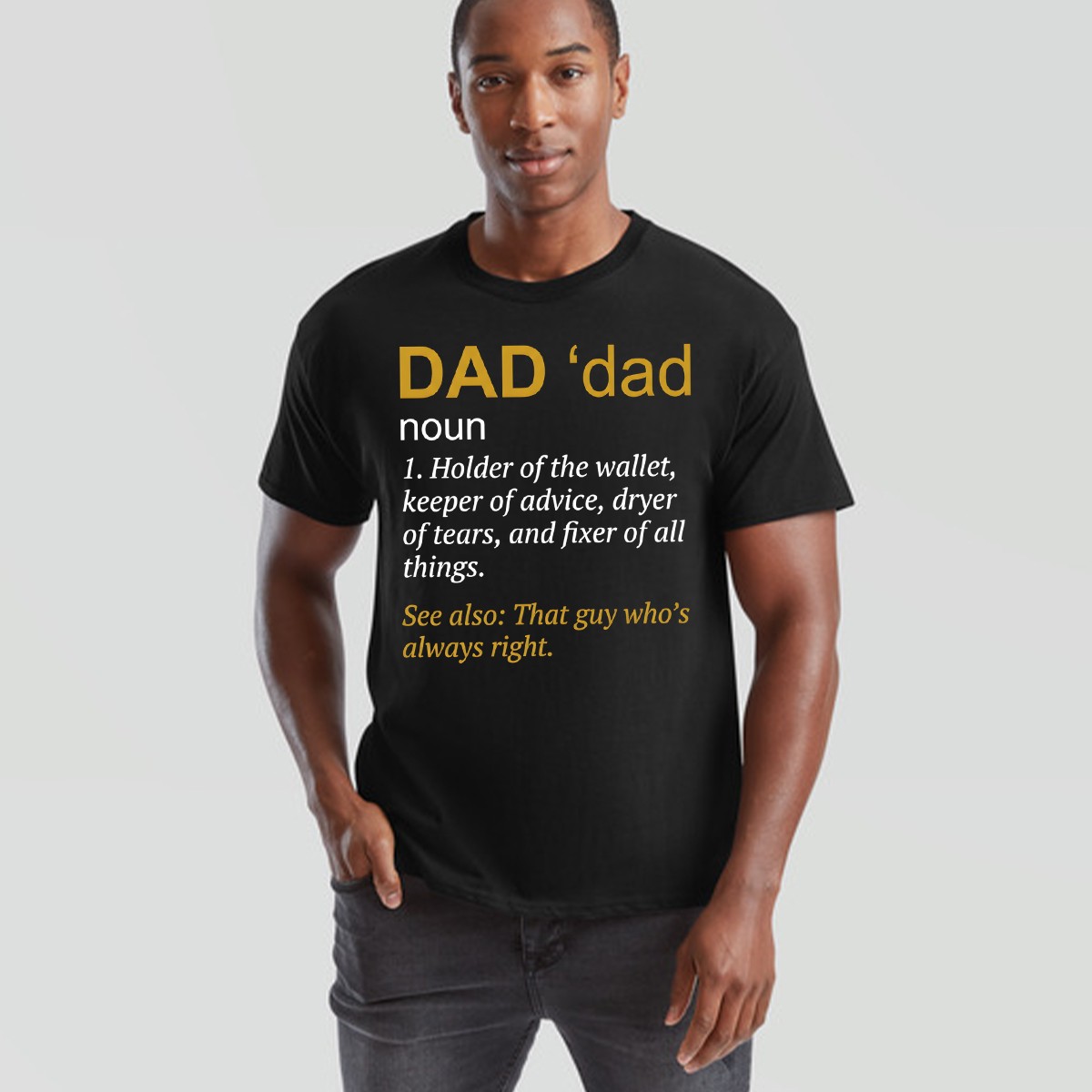 Fathers Day Mens T Shirt A Daughters First Love Daddy Definition Graphic Tee gallery