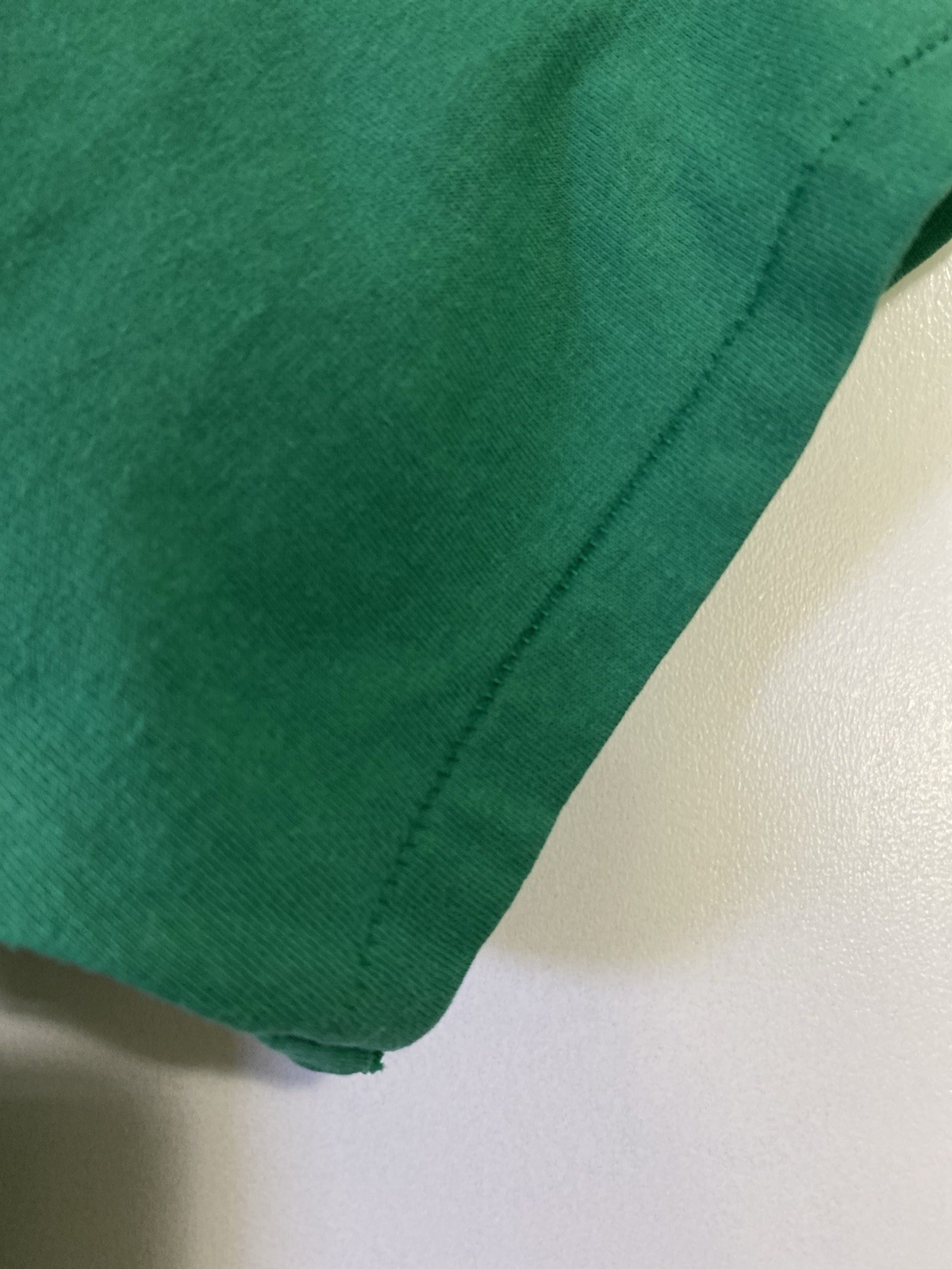 Vintage Hanes Heavyweight Green T-Shirt Medium Compass Rose Nautical 50/50 gallery