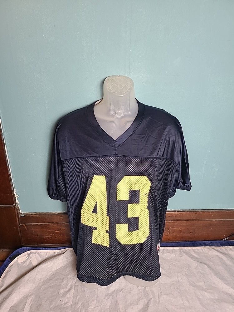 Vintage 90’s Y2K Alleson Athletic Mesh #43 Football Jersey Men’s Size Large/XL