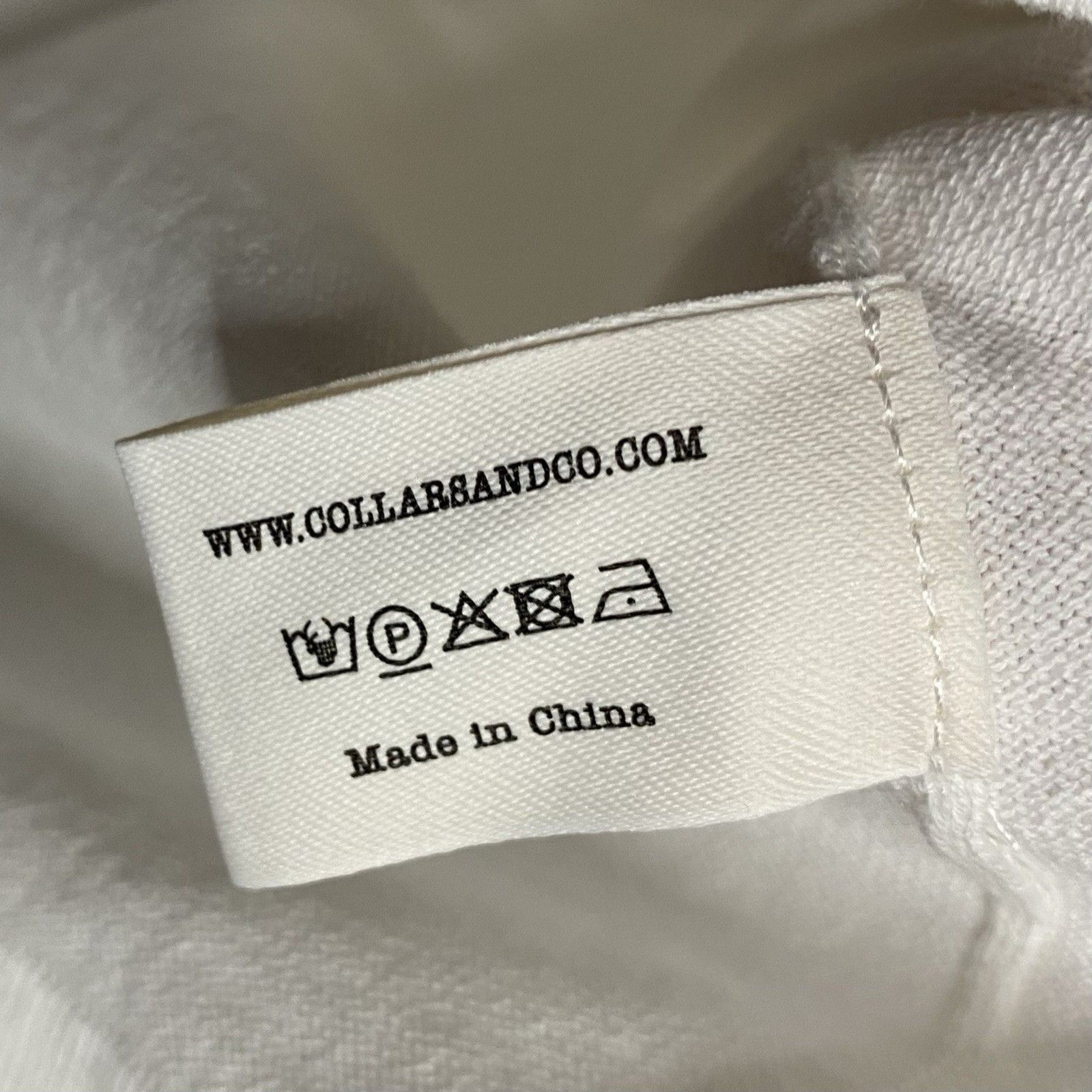 Collars & Co T-Shirt Men 2XL White Cotton Silk Luxury Lucca Tee Minimalist NWT gallery