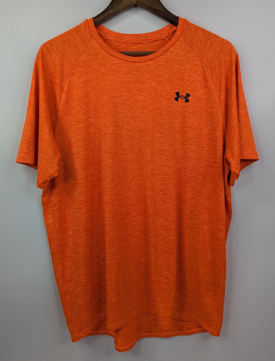 Under Armour Shirt Men's LT Orange Tech 2.0 Athletic T-Shirt Tee Active 1326413 gallery