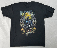 BABYMETAL “Conviction” Rock On The Range 2018 Tour Black XL Shirt Kawaii Metal