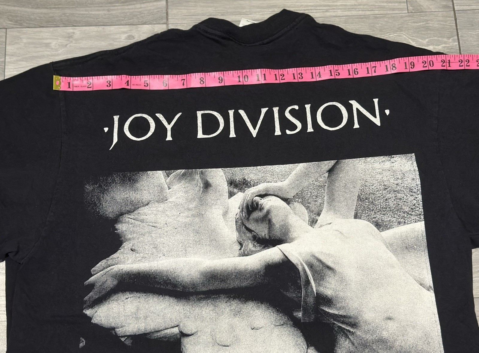 JOY DIVISION vintage 1995 UNKNOWN PLEASURES t shirt LOVE WILL TEAR US APART XL gallery