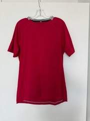 Lululemon Men’s Red Athletic Performance Short Sleeve Shirt