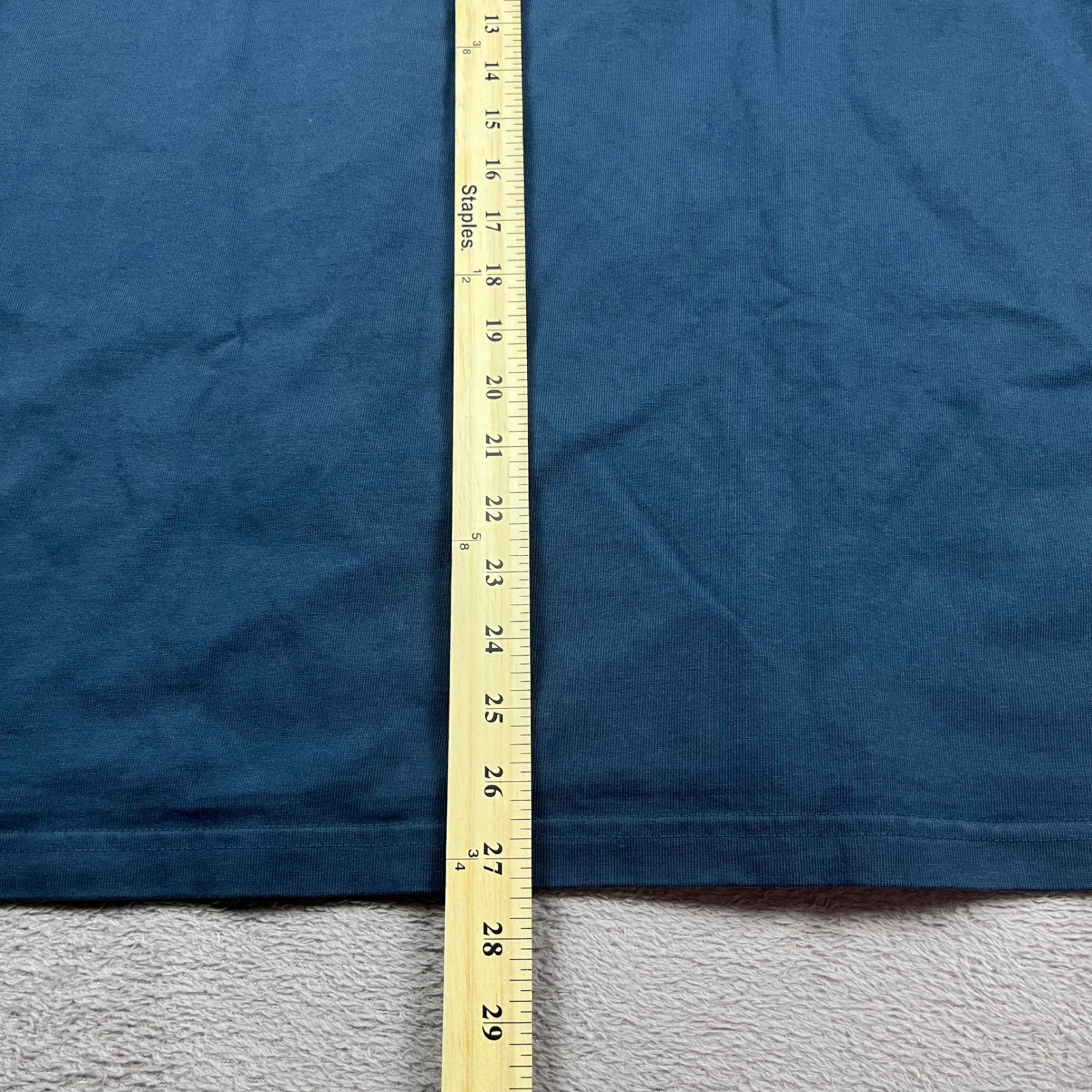 American Giant Everest T Shirt Mens Large Blue Heavyweight Cotton Made in USA L gallery