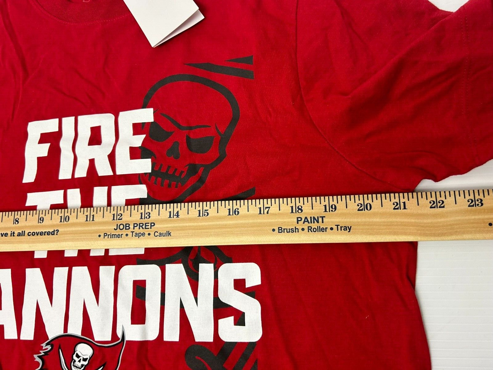 The Nike Tee Tampa Bay Buccaneers Fire The Cannons Red T-Shirt Mens Size Large gallery
